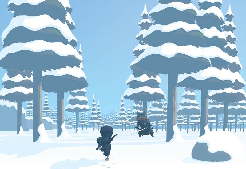 Illustration for article titled Snowbound Mini Ninja Screens